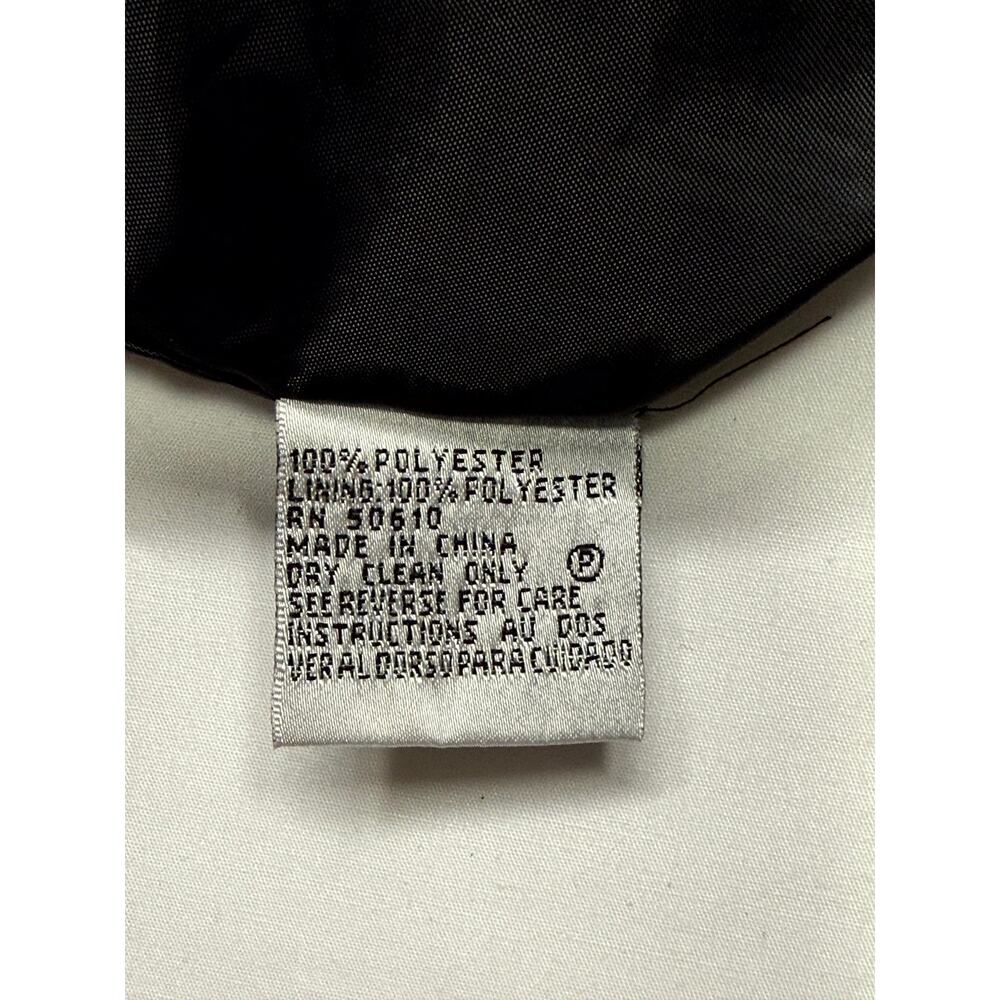 Le Suit Petite Top Women Size 10 Black Tank Blouse Side Zip Career - Picture 3 of 10